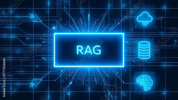 Obraz Comprehensive RAG (Retrieval-Augmented Generation) Architecture for Intelligent Information Retrieval, Context-Aware Large Language Model Responses, Vector Database Integration