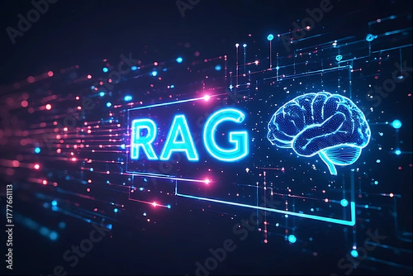 Obraz Comprehensive RAG (Retrieval-Augmented Generation) Architecture for Intelligent Information Retrieval, Context-Aware Large Language Model Responses, Vector Database Integration