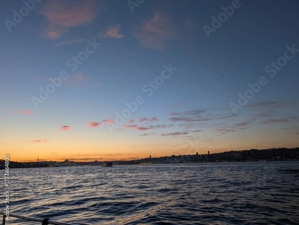 Obraz sunset over the sea