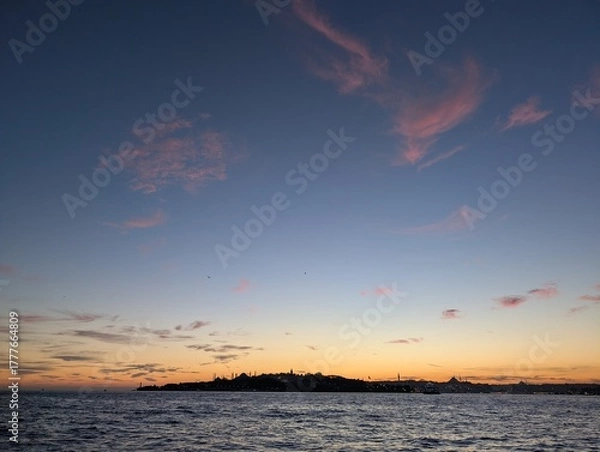 Obraz sunset over the sea