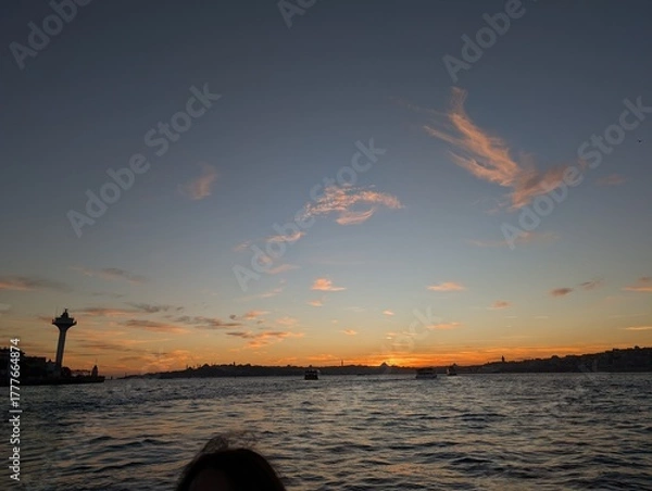 Obraz sunset at the beach