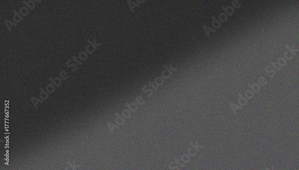Fototapeta Noise Blur Texture Gray Gradient Background with Metallic Shine for Modern Banner and Header Design