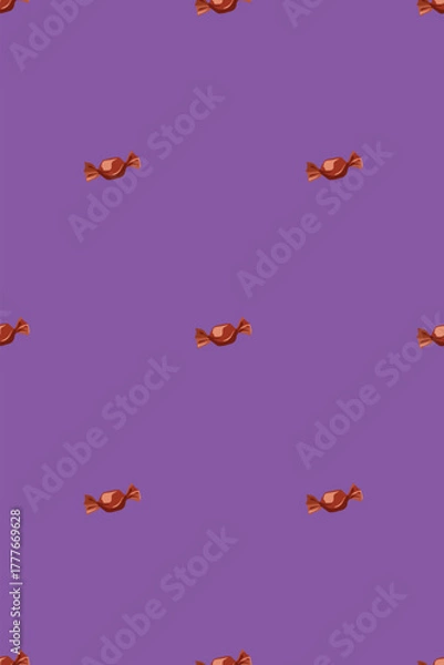 Fototapeta Halloween Pattern Design | Spooky Seamless Illustration