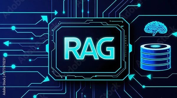 Obraz Comprehensive RAG (Retrieval-Augmented Generation) Architecture for Intelligent Information Retrieval, Context-Aware Large Language Model Responses, Vector Database Integration