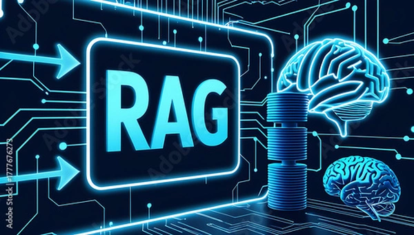 Obraz Comprehensive RAG (Retrieval-Augmented Generation) Architecture for Intelligent Information Retrieval, Context-Aware Large Language Model Responses, Vector Database Integration