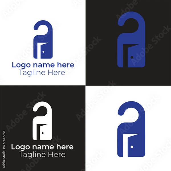 Obraz Room tag + door
