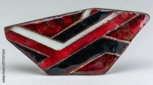 Fototapeta old red box