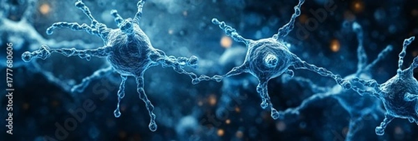 Obraz advanced visualization of neural network connections in the brain for medical and scientific research