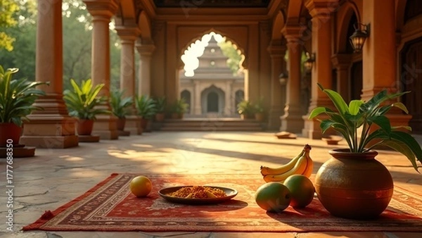 Fototapeta Pongal theme