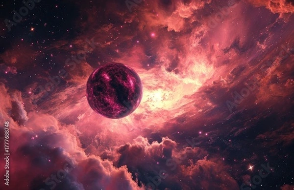 Obraz the nebula in inner space