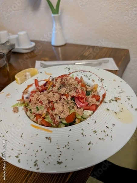 Obraz salad with tuna