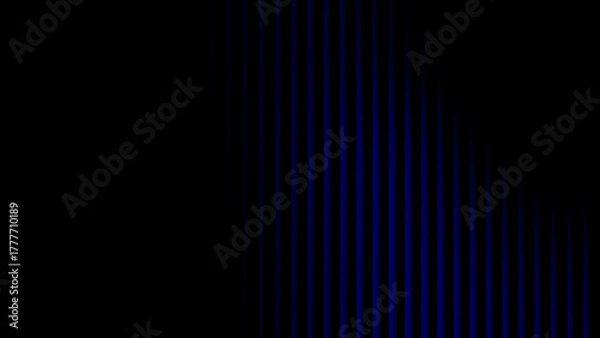 Fototapeta Minimalist Dark Blue Vertical Lines Background - Cinematic Backdrop Vector Wallpaper