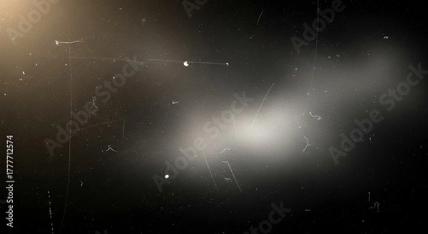 Fototapeta Ethereal abstract background with soft glowing light and subtle dust particles creating a dreamy and atmospheric textured overlay effect