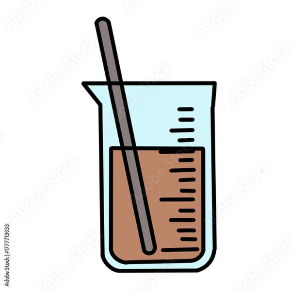 Obraz vector illustration of a cocktail