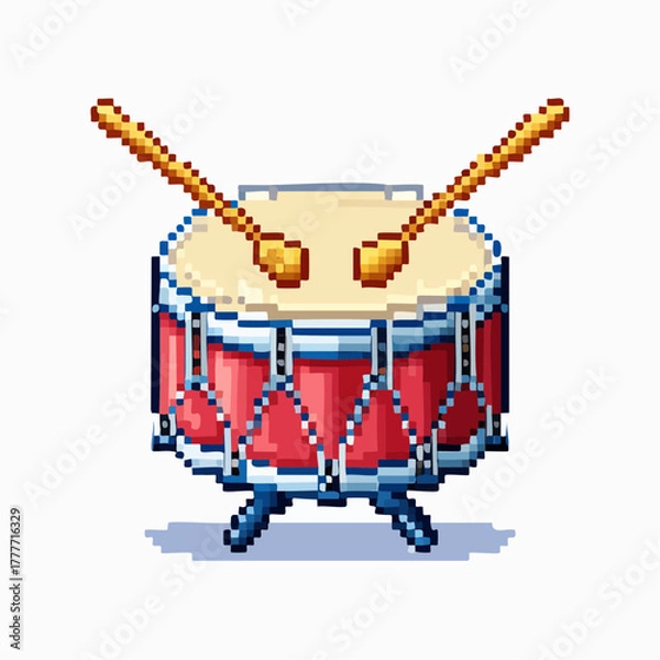 Obraz Pixel Drum Beat