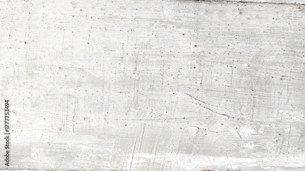 Fototapeta Old white painted rustic wooden texture background. Bright light grunge wood surface with weathered and peeling paint. Scratched vintage wooden surface background.