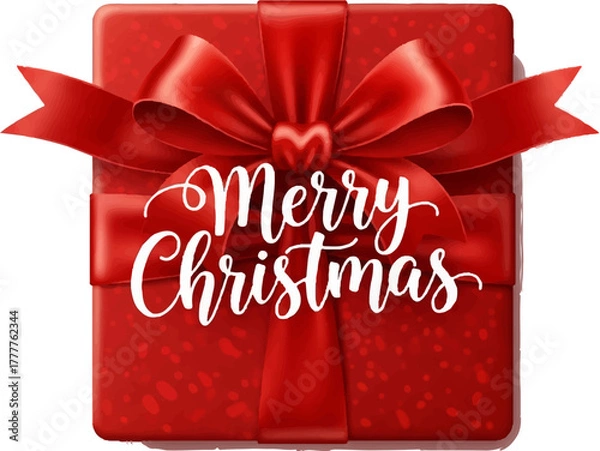Fototapeta Elegant Merry Christmas Gift Vector