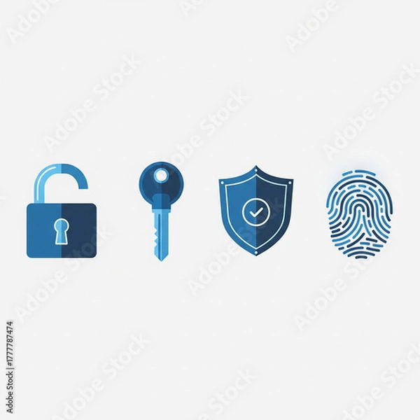 Fototapeta lock and key