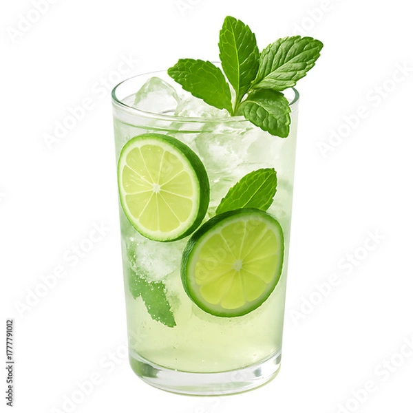 Obraz Refreshing Mojito with Lime and Mint