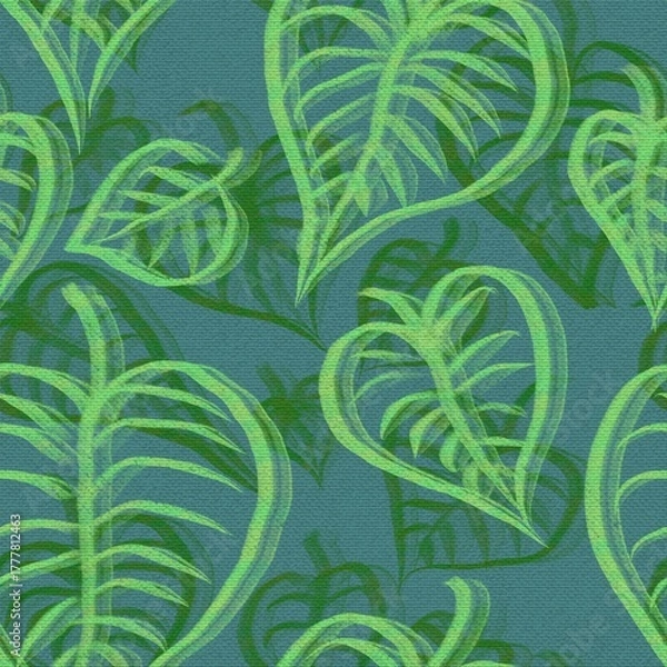 Fototapeta seamless floral pattern