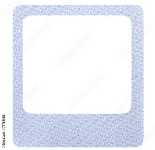 Obraz Isolated Blank White Polaroid Photo Frame with Tape