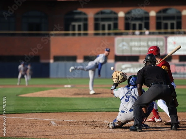 Obraz baseball player hitting