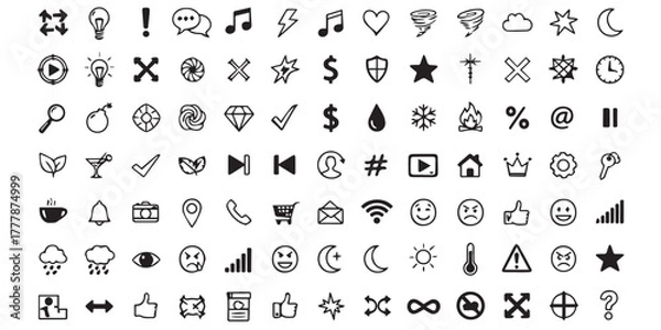 Fototapeta Icon Set Tamplate [Converted].ai22