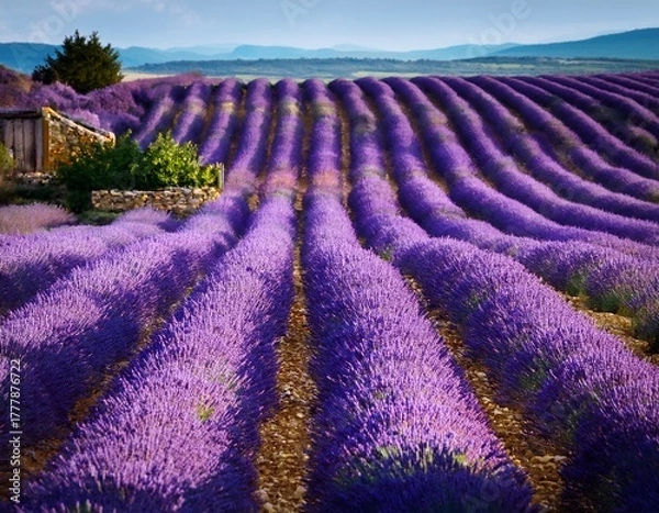 Fototapeta lavender field in provence