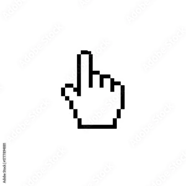 Fototapeta hand cursor icon