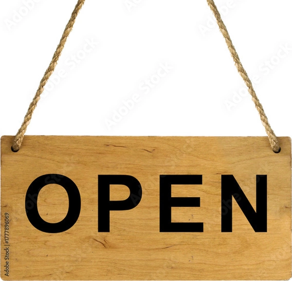 Obraz Open sign