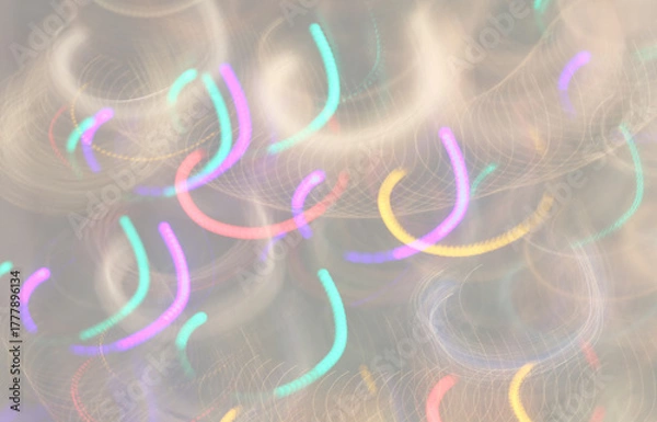 Obraz Blurred image of decorative colored background