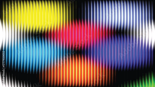 Fototapeta Colorful Abstract Vertical Blur Background with Vibrant Hues and Gradient Effect, Perfect for Modern Design Projects