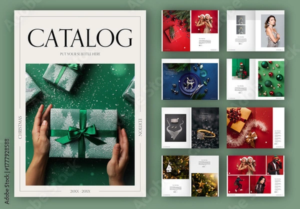 Obraz Christmas Catalog Layout