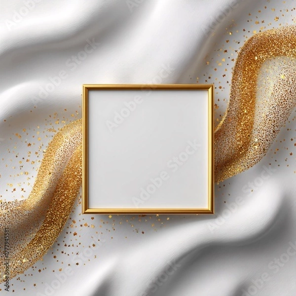 Fototapeta 금빛 빈 페이지