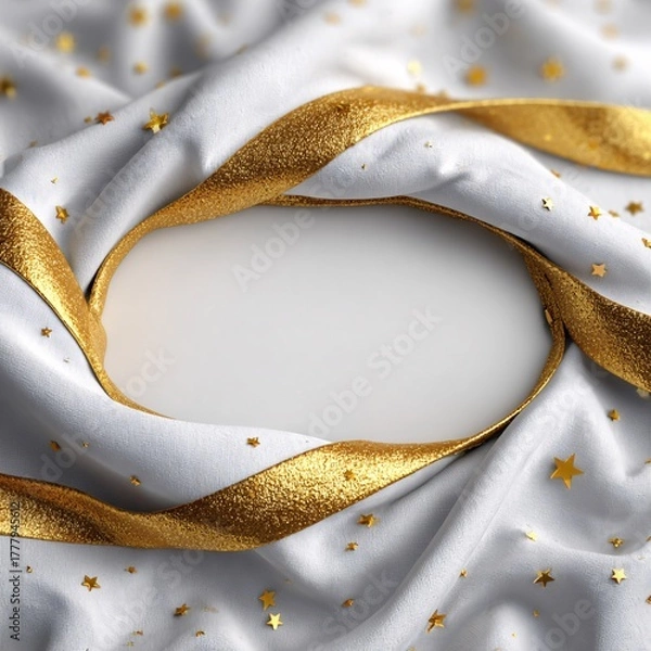 Fototapeta 금빛 빈 페이지