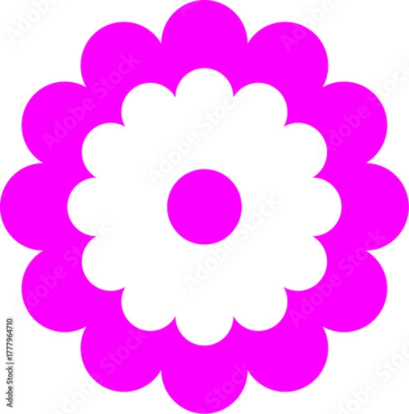 Obraz Abstract Pink Flower Graphic