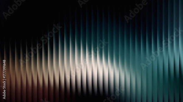 Fototapeta Abstract vertical gradient lines texture with blue and warm tones
