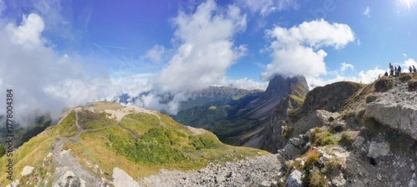 Obraz Auf der Seceda in Südtirol