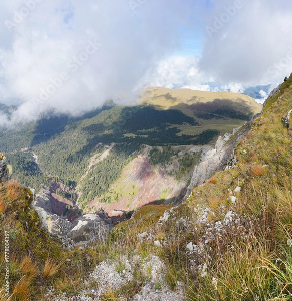 Obraz Auf der Seceda in Südtirol