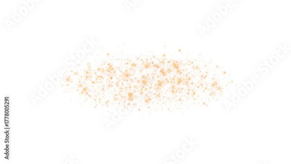 Obraz abstract golden shiny stars dust glowing ontransparent background,png luxury isolated glold glitter stars design element	