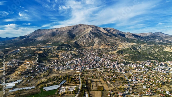 Obraz Drone Image of Elmalı District of Antalya, Elmalı