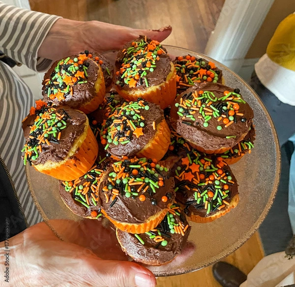 Obraz Fall-themed cupcakes