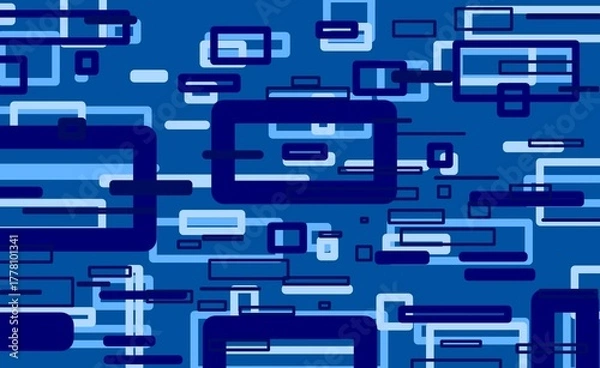 Obraz abstract blue background with squares
