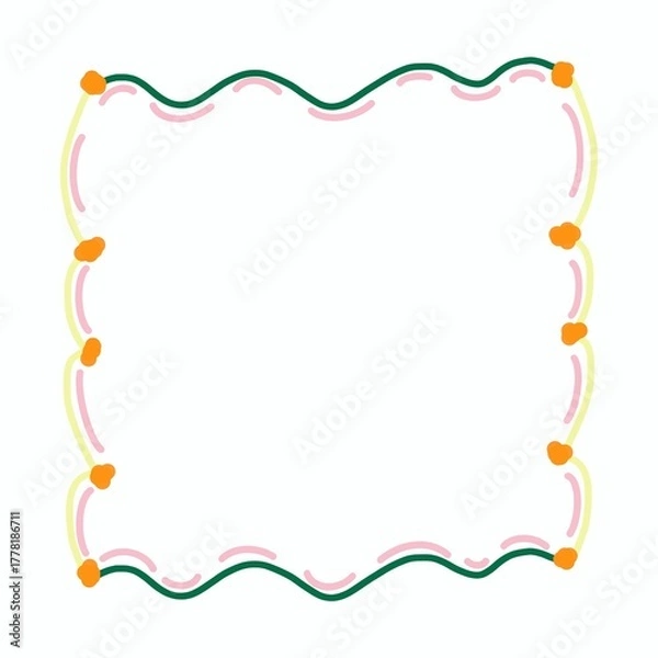 Obraz Pastel cloud photo frame 