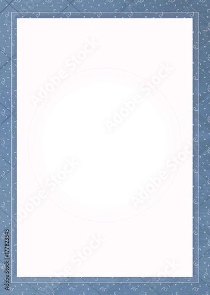 Obraz Confetti Border Invitation Background