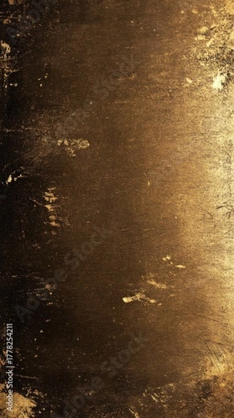 Obraz Dark Gold Distressed Texture Background