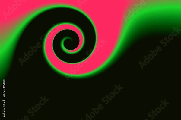 Obraz abstract colorful spiral