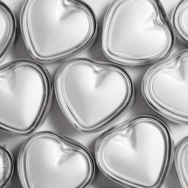 Obraz heart shaped can