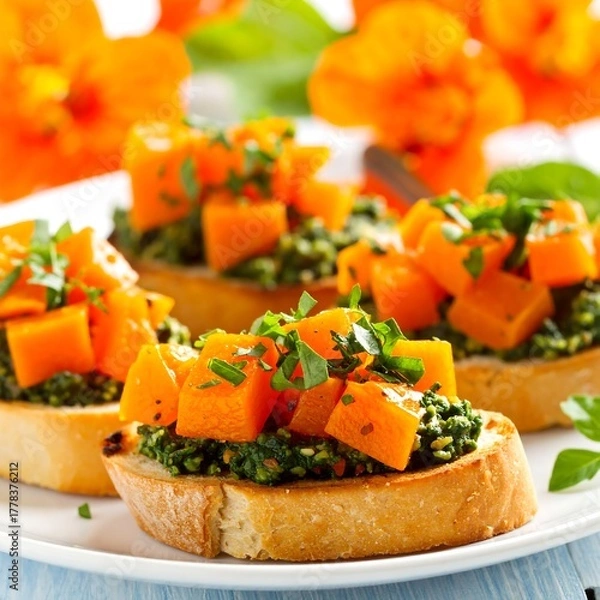 Obraz Squash bruschetta