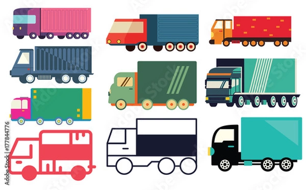 Obraz Ten Truck Set
